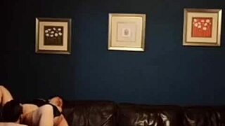 My lover is destroying my wife's pussy hard.