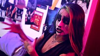 Lady Milf Trades Soul for Deepthroat Blowjob at Club