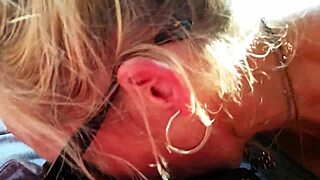 Amateur Couple Performs Outdoor Blowjob in Public Park