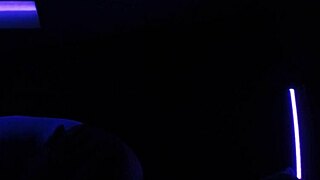 Carrie B Explores Blacklight Sex in Unique Scene