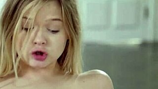 Sexy Big Tit Lesbian Brunette Slut Seduces Petite Blonde for Wet Fun