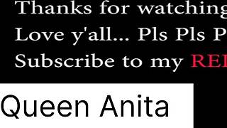 Young Ebony Squirts During Bent Over Blowjob