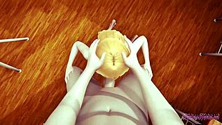 I love this Bleach 3D hentai with Orihime getting her tits, mouth, and pussy drilled hard!