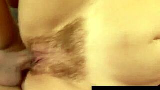 Blondes love dick! Sexy Katy Anderson gets her hairy pussy drilled hard. She rides cowgirl like a pro.