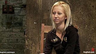 I Felt Every Sting of the Whip on That Blonde in Upside-Down Bondage