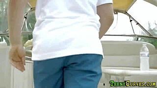 Hos booty jizzed on boat?