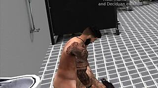 The steamy encounter of a mysterious man with Pepper Hart
