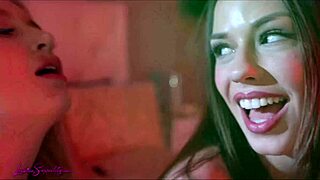 kinky lesbians madi meadows and lexi lore kiss and screw