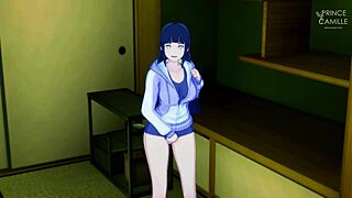 Hinata Awakens from Erotic Dream to Caress Herself in Naruto Roleplay Scene. What Secrets Does She Hide?