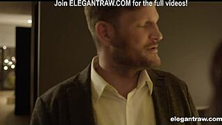 Horny secretary performs anal on her boss at the office