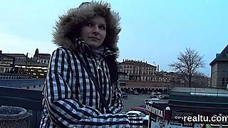 Czech Nympho Teased in Shop, Nailed in POV