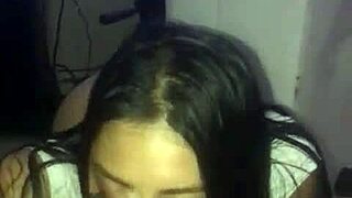Teen likes playing it safe and getting fucked and cummed on
