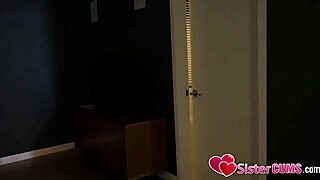 cock addicted girl swallows step bro's dick deep