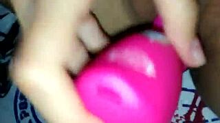 New Toy Explores Her Rich Pussy in Passionate Couple Play!