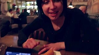 I Controlled My Stepsister's Vibrator in a Crowded Bar to Make Her Climax