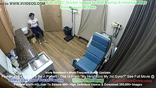 Clov Rebel Wyatt's First Gyno Exam by Doctor Tampa Caught on Hidden Cameras