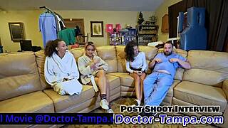 doctor tampa performs yearly gyno exam on aria nicole