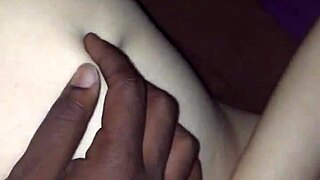 Feeling intense pleasure while fucking my boothang with big black cock