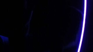 Carrie B Explores Blacklight Sex in Unique Scene