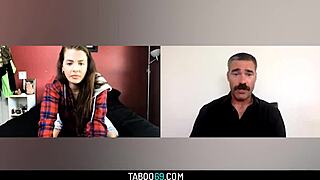 Troubled Student Keisha Grey Do A Sexy Cam Show To Her Mentor Until She Cums