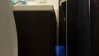 spying on my hot colombian neighbor in the bathroom 😍