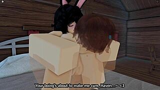 helpless bunny-girl wanders lost in roblox rp adventure with friends