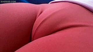 Wow, check out Novinha's tight shorts gripping that cameltoe!