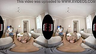 So, I’m just chilling, watching my milf outshine yours in virtual taboo action.