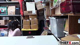 giving her his big cock might save her from jail in the office