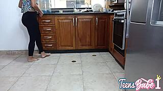 stepmother shows ass to stepson for revenge fuck