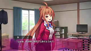 In this hentai game, enjoy a bukkake scene with anime characters.