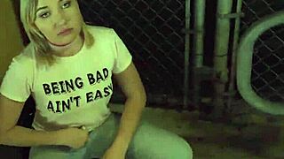 Blonde Eurobabe Zelda Morrison in Public Reality