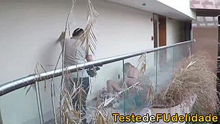 see what happens behind the cameras of brazilian porn production