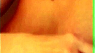 Showering with Puffy nipples and round belly pregnant wife