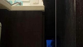 spying on my hot colombian neighbor in the bathroom 😍