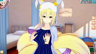 【エロゲーコイカツ！】東方 八雲藍におっぱい揉みまくりh！3dcg巨乳アニメ動画 東方プロジェクト 【ヘンタイゲーム とうほう らん やくも】