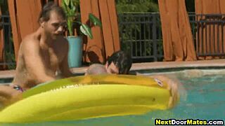 hot gay jocks feel the passion by the pool