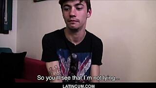 hot latino twink esteban gets paid to fuck bareback pov