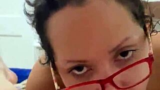 anna maria mature latina gives awesome bj on ass