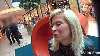 How Does Glamorous Czech Teen Get Seduced at Shopping Centre for POV Penetration?