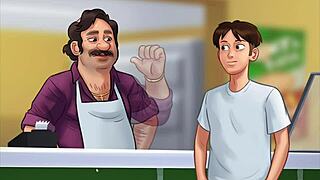 Enjoying Summertime Saga gameplay part 21