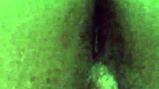 ebony amateur shows her horny pussy on webcam