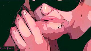 Amateur blowjob in shower ends with cumshot