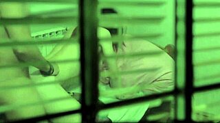 i caught my girlfriend cheating with big cock across the window