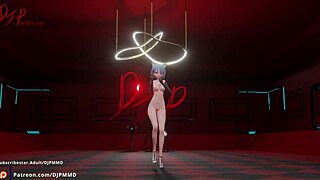 Petite Catgirl Mia Dancing Nude