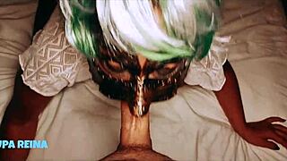 she sucks me off and begs for doggy-style with a surprise - chupareina