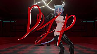 Petite Catgirl Mia Dancing Nude