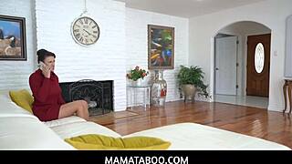 MILF stepmom penny barber makes up with stepson after fight