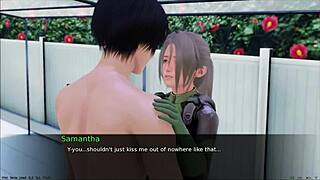 Exploring public sex life in hentai game part one