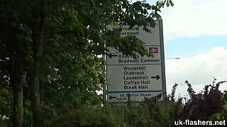 Does this British BBW mind people seeing her big tits?